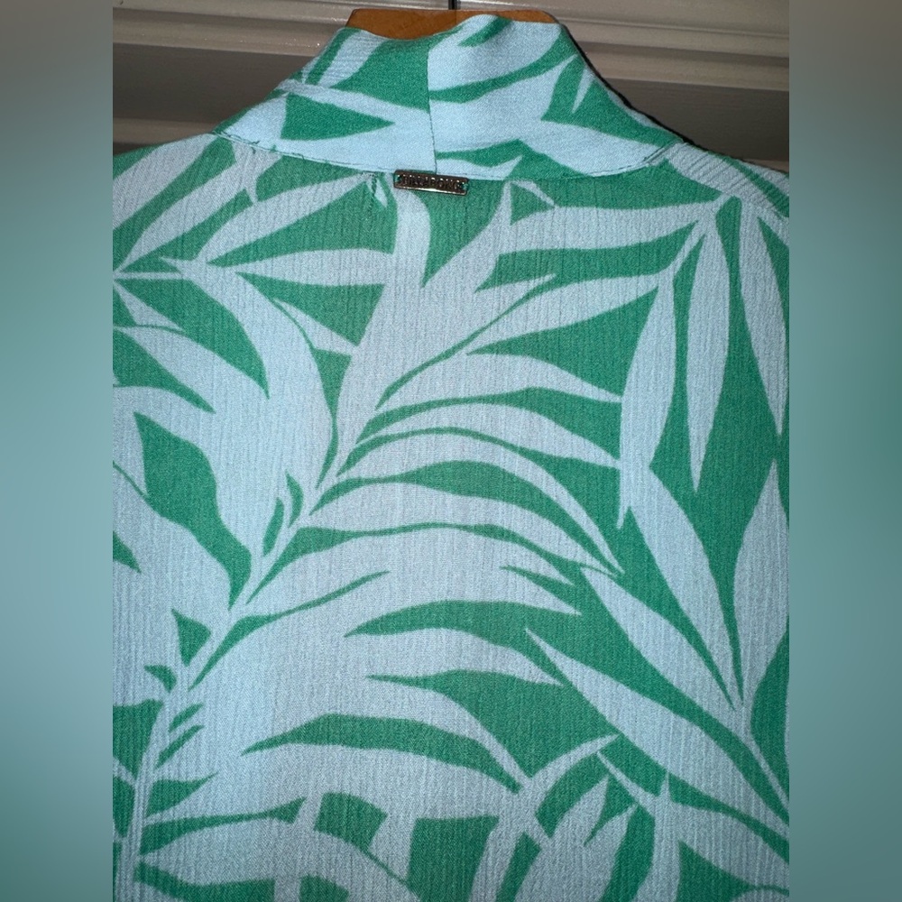 Billabong Loveland Tropical Green Kimono Cover-Up for Women size Small - Picture 7 of 13